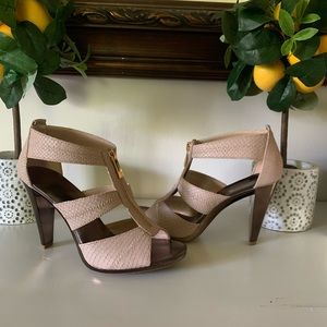 NEW Michael Kors Heels Nude/Pink